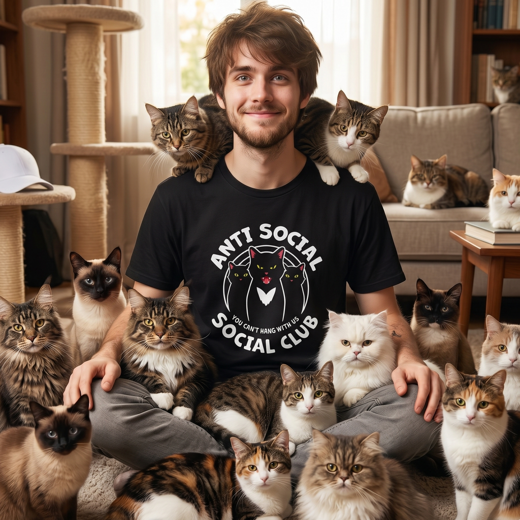 Herren T-Shirt „Anti Social Social Club“