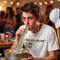Herren T-Shirt „Are You Drunk?“