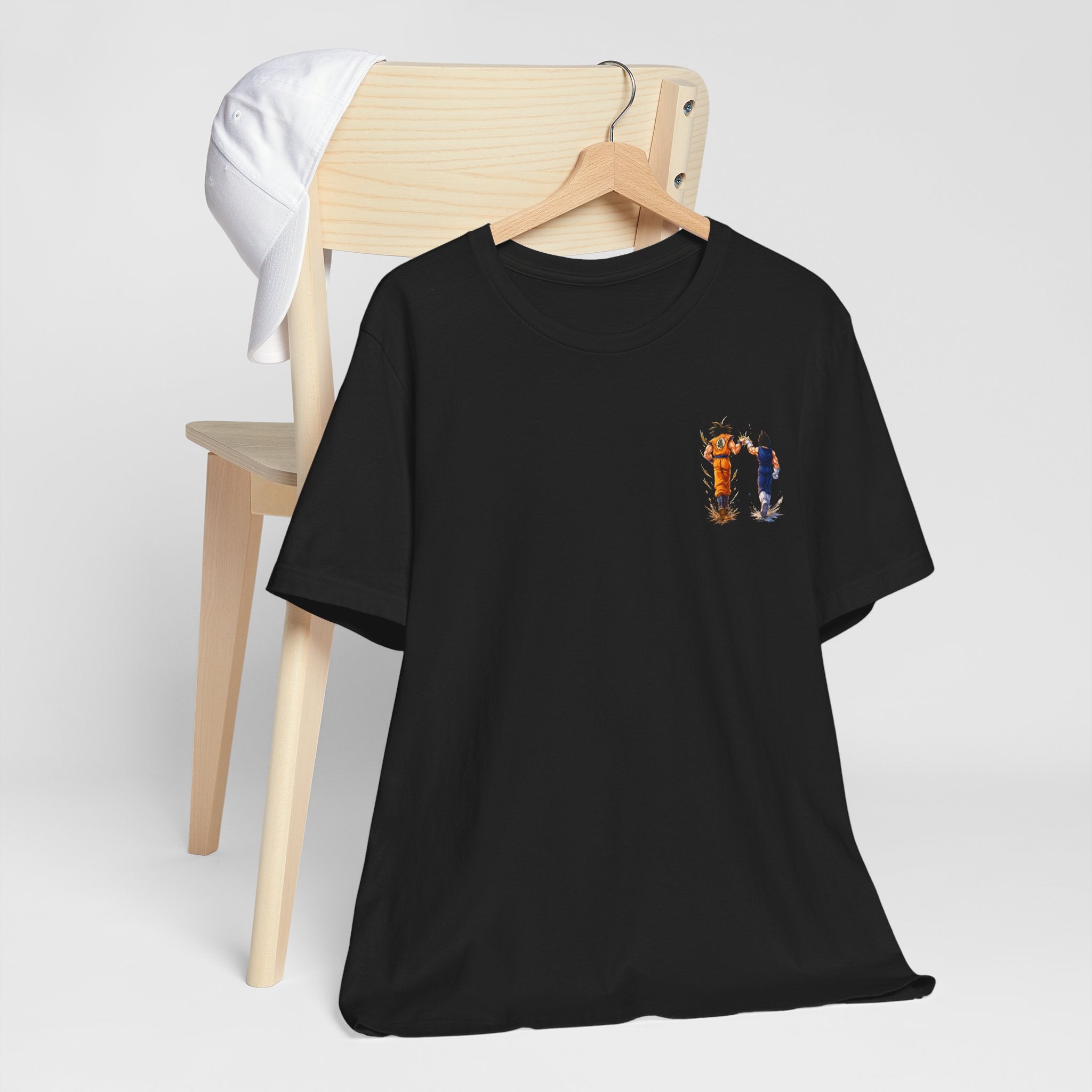 Partner-Shirt Set „Energy Duo“ – 2 Anime-inspirierte Backprint Shirts